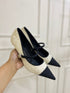 Ladies Elegant Pointy Toe Buckle Heels